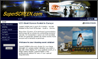 SuperSCREEN.com  |  European Rental